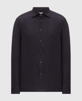 Kiton Темно-синя сорочка UMCNERHH09828