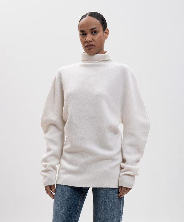 Magda Butrym Светр кольору айворі з вовни KNITWEAR25SWAETE262726 зображення 3