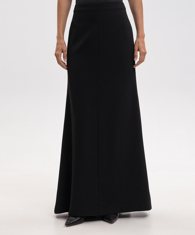 Jil Sander Черная юбка из шерсти J02MA0415J40356 изображение 3