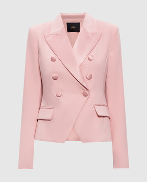 Twinset Розовый двубортный жакет 261AP2274