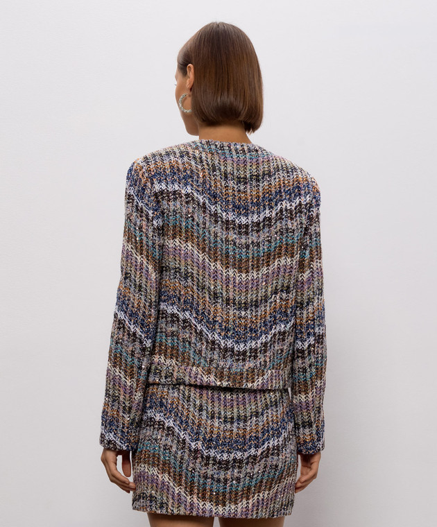 Missoni Твидовый жакет с шерстью с люрексом DS26WF01BC006C изображение 4