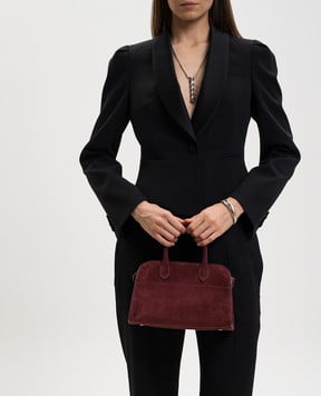 Babe Pay Pls Бордова замшева сумка 6244