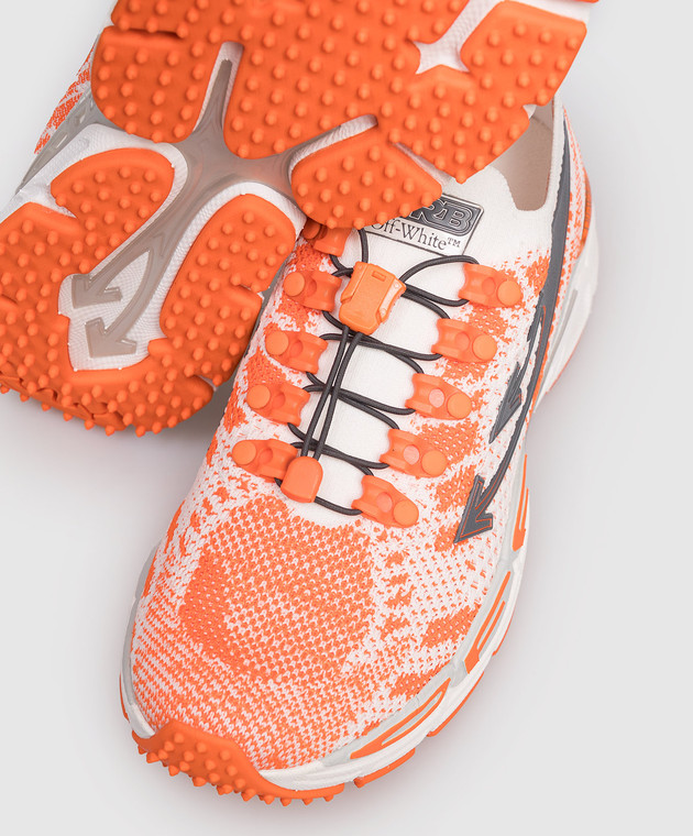 Off-White Оранжевые кроссовки Be Right Back OWIA28KS26FAB001 изображение 5