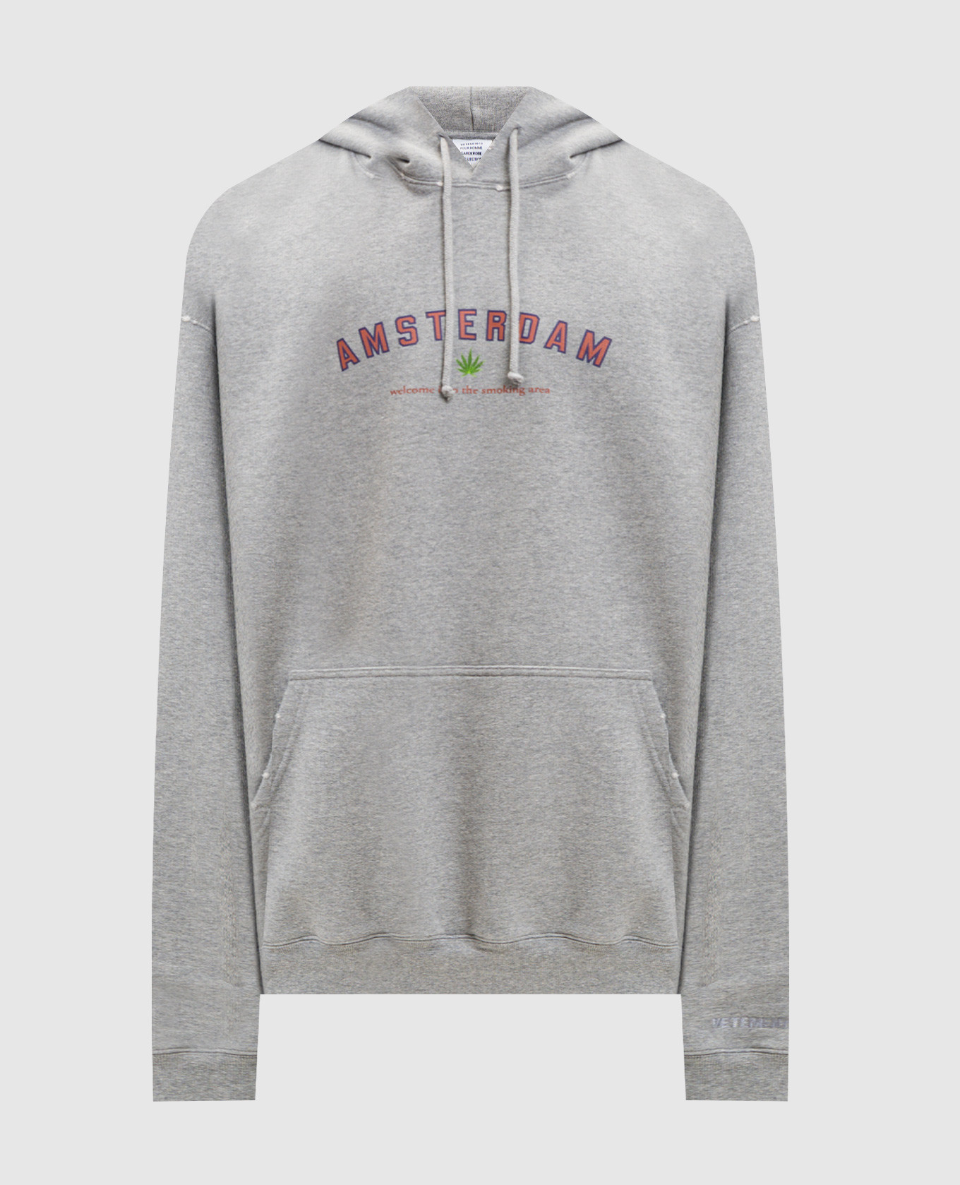 

Серое меланжево худи Amsterdam, Серый, Худи