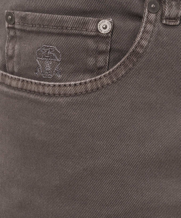 Brunello Cucinelli Сірі джинси M277PD3210 зображення 5