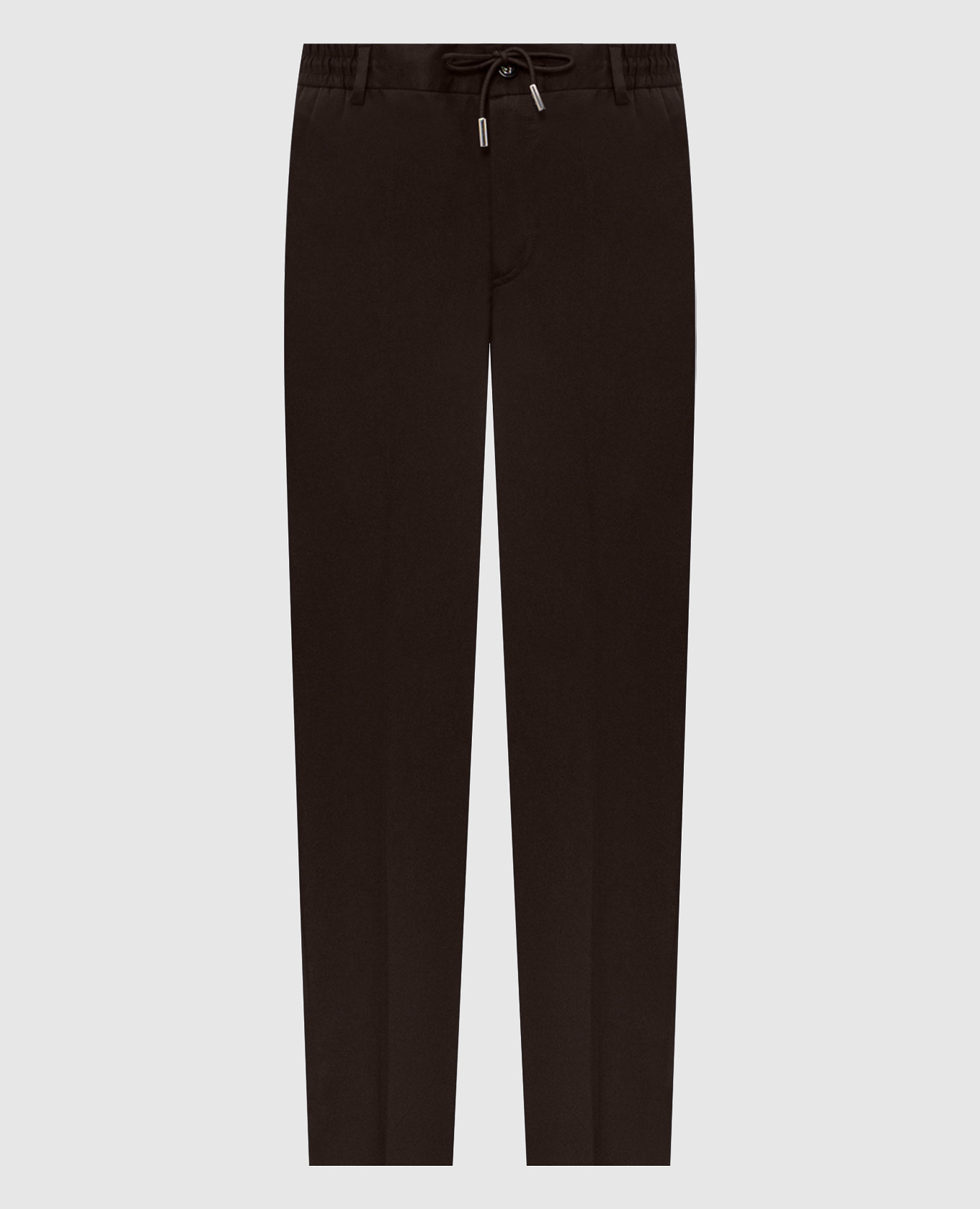 

Коричневые брюки ADAMSON, Коричневый, Зауженные брюки