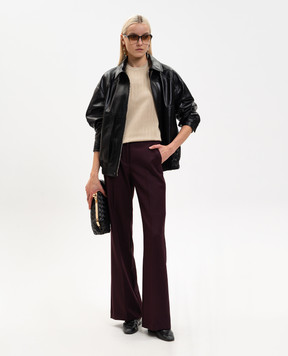 Kiton Бежева футболки із шовку у візерунок D61785K0920H