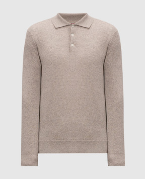 Brunello Cucinelli Бежеве поло з кашеміру MQS00295