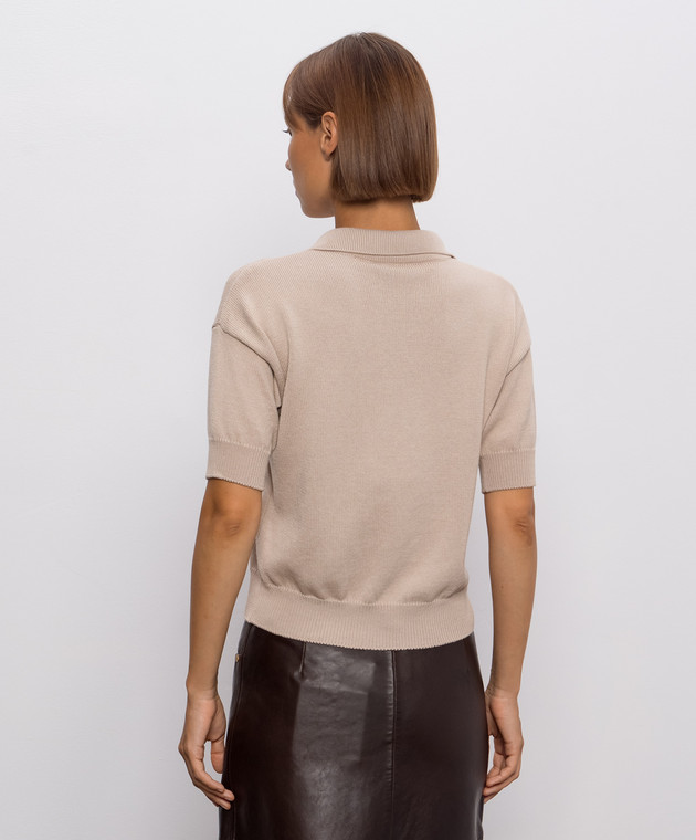 Max Mara Weekend Бежеве поло ALBERO WKDALBERO зображення 4