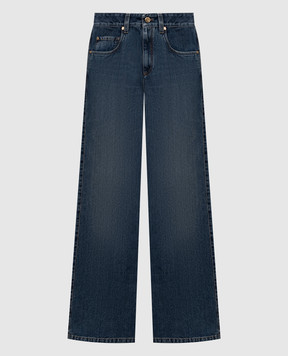 Brunello Cucinelli Сині джинси з патчем MA095P4045