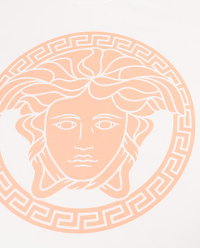 Versace Дитяча біла футболка з принтом 10183421A16957