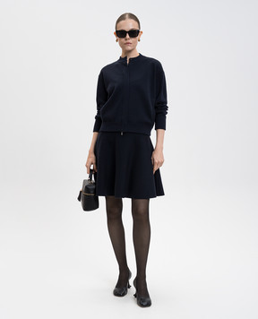 Max Mara Синя спідниця Ubalda з вовни UBALDA