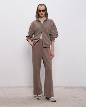 Brunello Cucinelli Коричнева спортивна куртка MN05NHF406