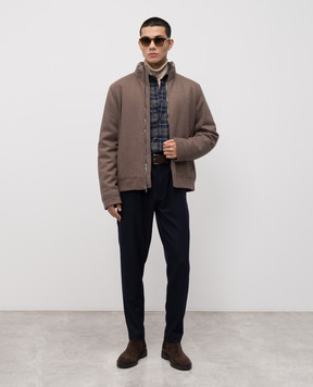 Woolrich Синие брюки с шерстью CFWOTR2019MRUT5180