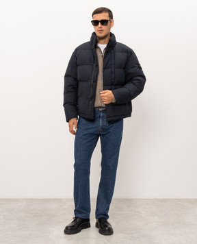 Stone Island Бежевый двусторонний кардиган из кашемира L2S155100067S0N21