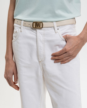 MooRER Двухсторонний кожаный ремень HEPSIE HEPSIEPGR