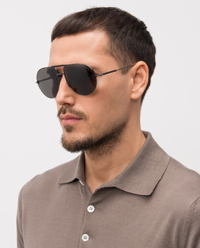 Tom Ford Чорні сонцезахисні окуляри Lou FT1308