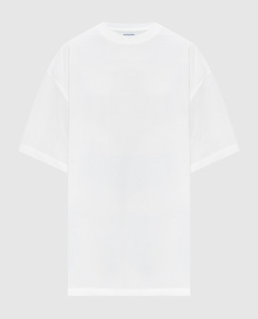 Bottega Veneta Біла подовжена футболка 864786V6F20