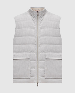 Peserico Серый пуховой жилет R535751941G