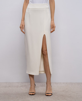 Victoria Beckham Біла спідниця міді 1126WSK006903B