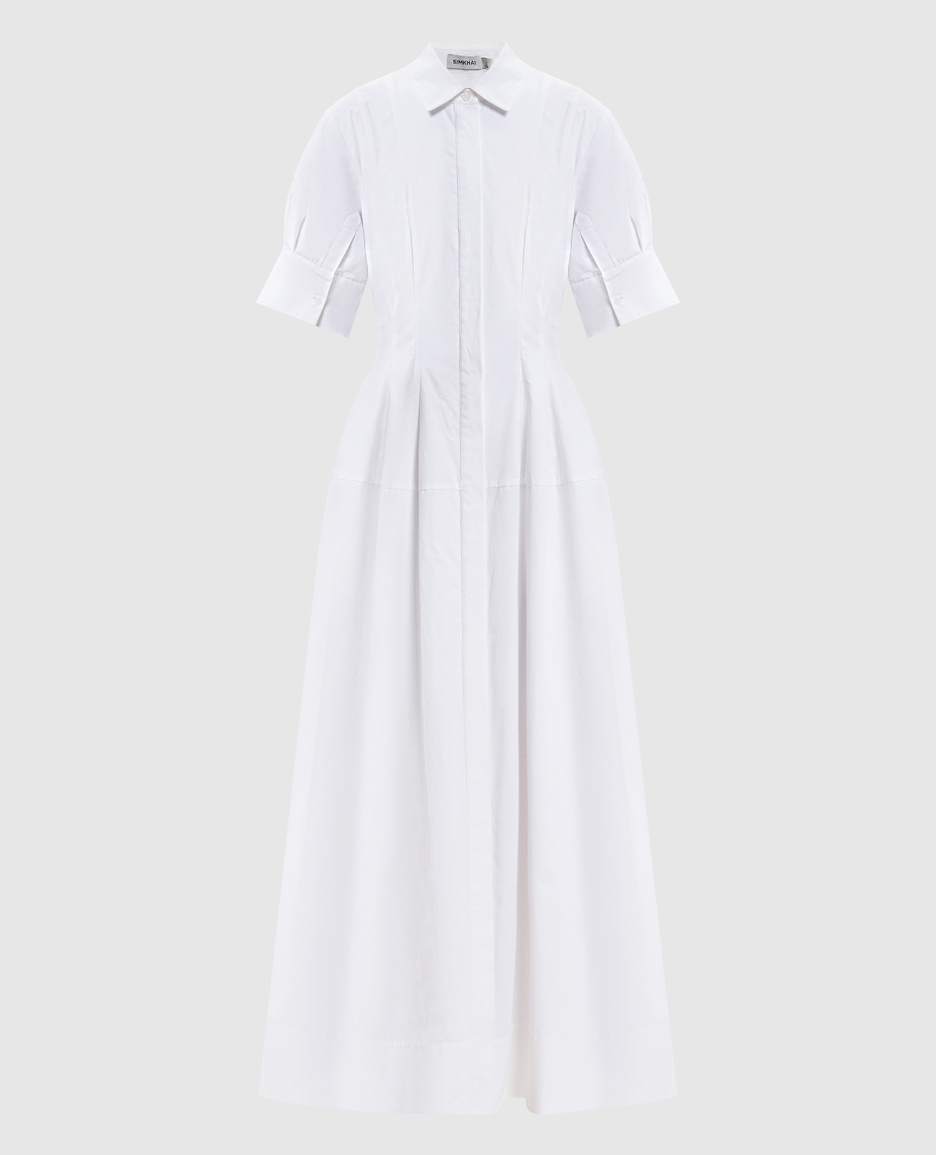 

Белое платье-рубашка Mollie, Белый, Повседневные платья