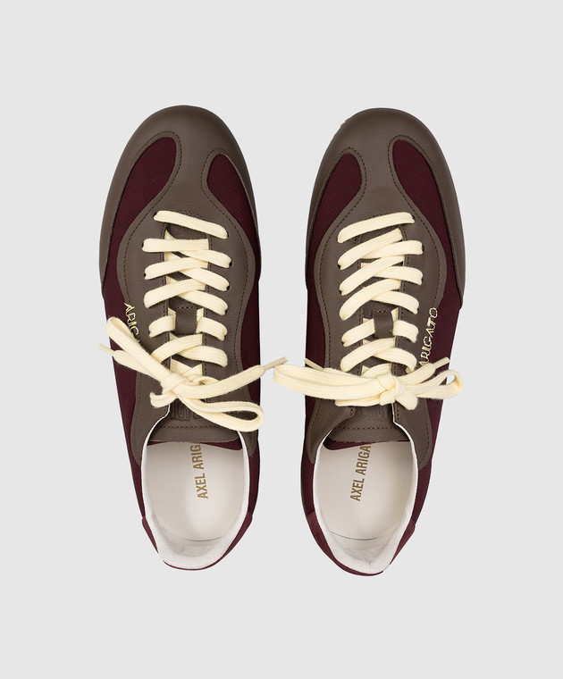 Axel Arigato Бордові комбіновані кросівки Daze Runner F3617002 зображення 4
