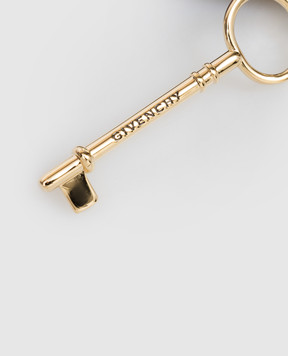 Givenchy Бордовий шкіряний картхолдер з підвіскою BB60QZB13A