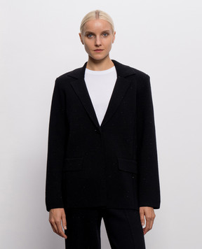 Twinset Черный жакет с пайетками 262LI3PAA