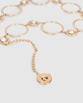 Twinset Золотой пояс с кристаллами 261TA4190