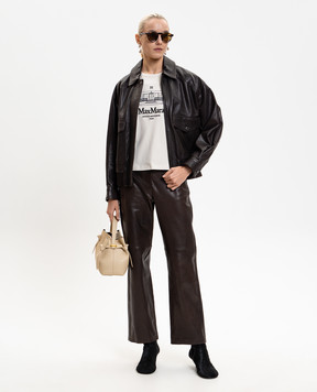 Max Mara Бежевая футболка SMMBELLA SMMBELLA