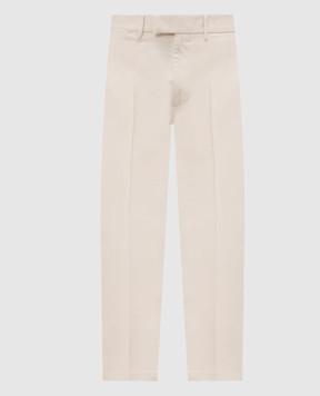 Tom Ford Белые брюки с логотипом SHL042FMC276