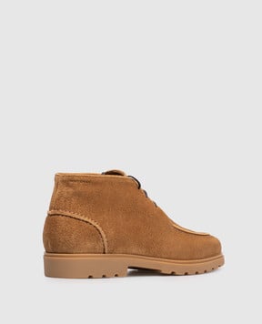 Stuart Weitzman Коричневі замшеві дезерти Carter SM196