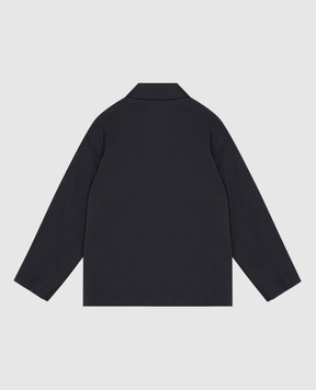 Dolce&Gabbana Детская синяя куртка с шерстью L42BA5FUZEM