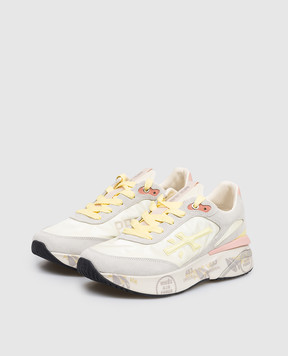 Premiata Желтые комбинированные кроссовки Moerund MOERUND8081