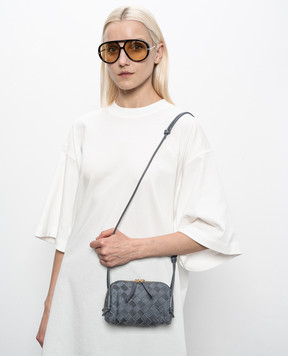 Bottega Veneta Сіра замшева сумка Concert 794258V6FQ1