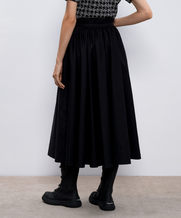 Christian Dior Черная юбка на запах 321J22A3332 изображение 4