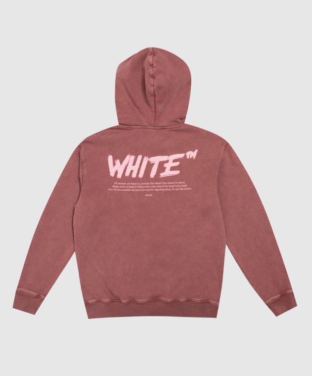 Off-White Детское розовое худи 44GBB002F26F002 изображение 2