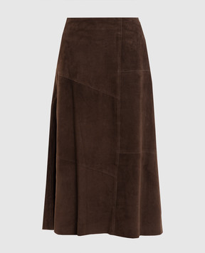 ARMA Коричнева замшева спідниця Vayenne 005L26105102