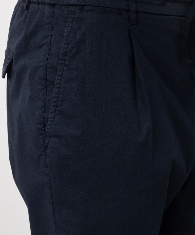 Peserico Сині штани з бавовни R54774T23D07945 зображення 5