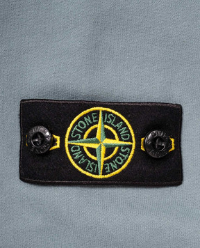 Stone Island Дитячий синій світшот з патчем логотипа L2S166100001S0A2014