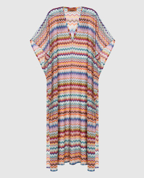 Missoni Платье макси в узор с люрексом MC23SQ05BR014F