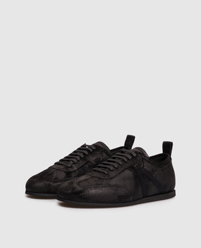 Ann Demeulemeester Чорні замшеві кросівки Siru B0012585LT147
