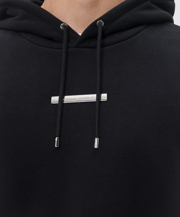 Heliot Emil Чорне худі ASTRAPE M08077 зображення 5