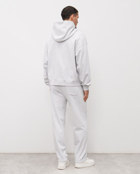 Sporty & Rich Серый меланжевый утепленный спортивный космтюм ST08864082GY03PA0366