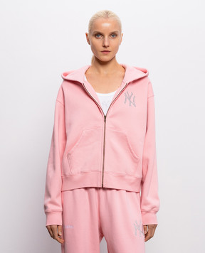 Sporty & Rich Рожева утеплена спортивна куртка Yankees ST0941918635PL151