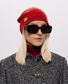 Dolce&Gabbana Червона шапка з вовни FXQ28TJDVNK
