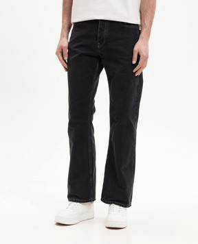 Off-White Черные джинсы Half Arrow 44XCE04JS26F003