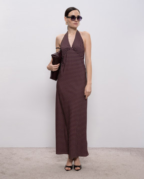 Faithfull Коричнева сукня Rosa з відкритою спиною FF4572PCP