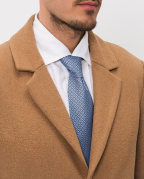 Stefano Ricci Блакитна краватка із шовку CCX60023