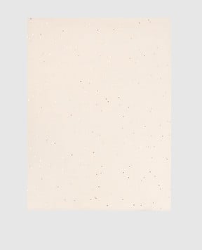 Peserico Белый шарф с пайетками A31536C0CC750